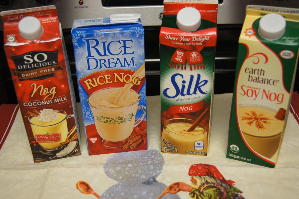 Vegan Nogs: So Delicious - Rice Dream - Silk - Earth Balance